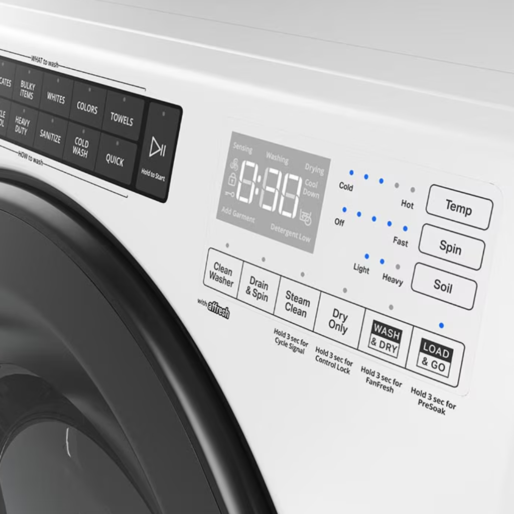 7MWFC6820LW / Lavasecadora Whirlpool 20 kg Carga Frontal Eléctrica Blanca 🤍🌀🔥
