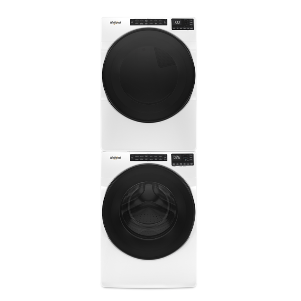 7MWFW5605MW-7MWGD6605MW / Combo Lavadora y Secadora Whirlpool 21 kg Carga Frontal Xpert Inverter Blancas 🤍🌀🔥