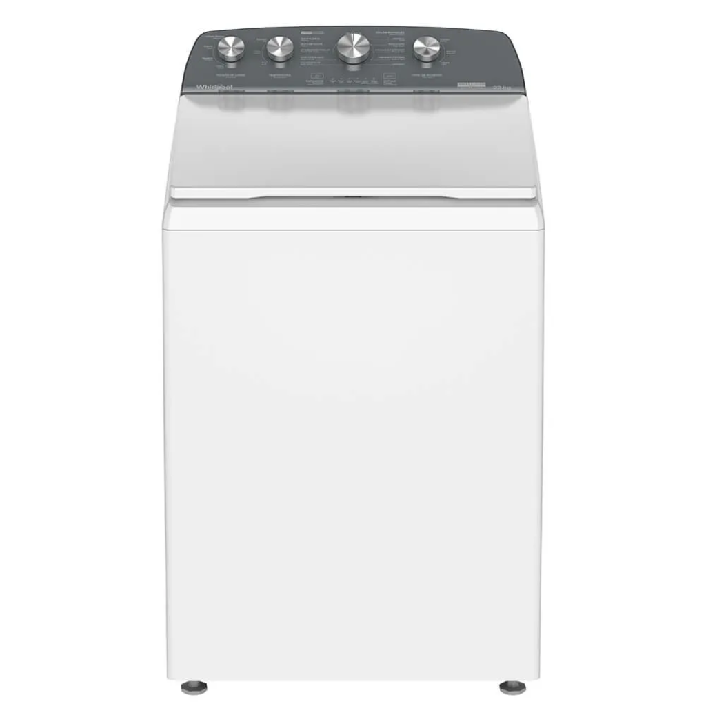 8MWTW2224MPM / Lavadora Whirlpool 22 kg Xpert System Carga Superior Blanca 🤍🌀