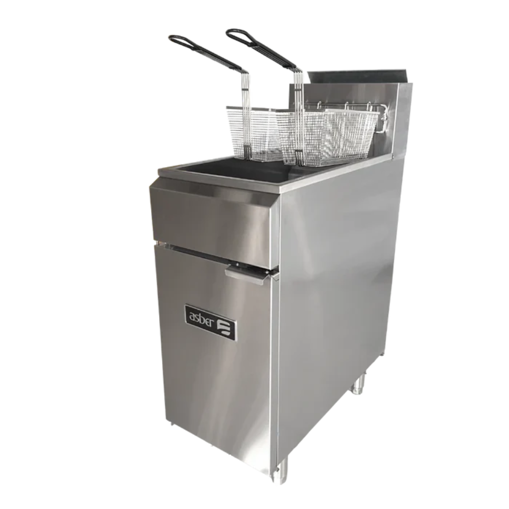 🍟 AEF 50 S / Freidora a Gas Industrial (50 Lbs / 25 Lts)