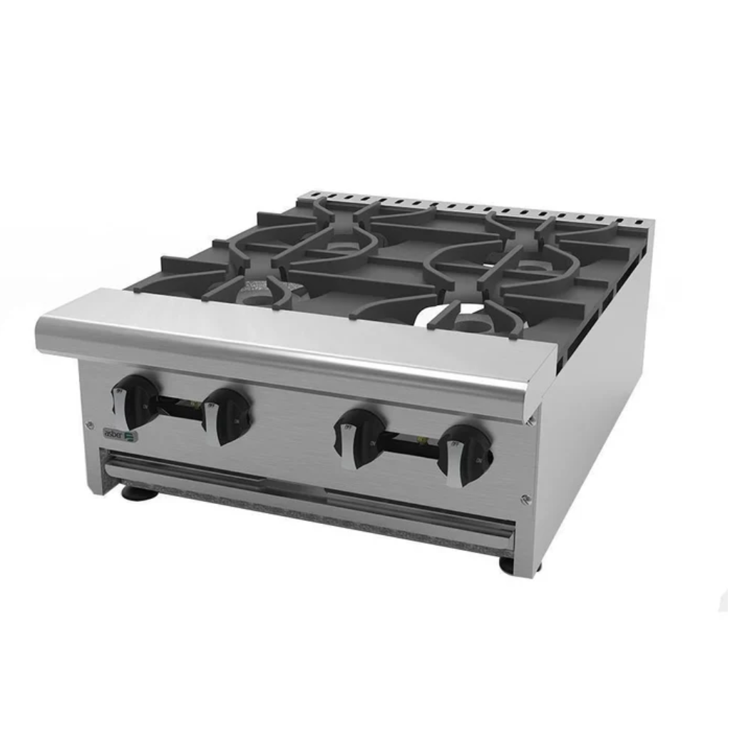 🍳 AEHP 4 24 / Parrilla de Mesa a Gas de 4 Quemadores (24")