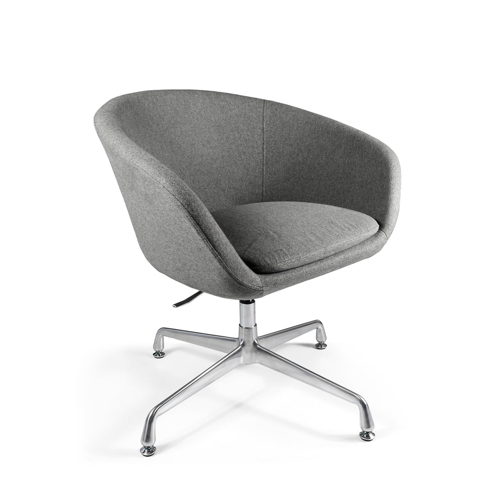 ASTI | Sillón Ergonómico con Base de Aluminio Pulido 🛋️✨