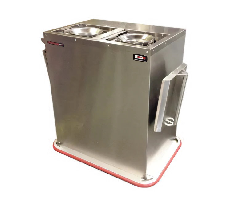 Dispensador Móvil de Platos y Bases Calentadas Carter-Hoffmann® BH2S | Sistema de 2 Silos 🥘🏗️