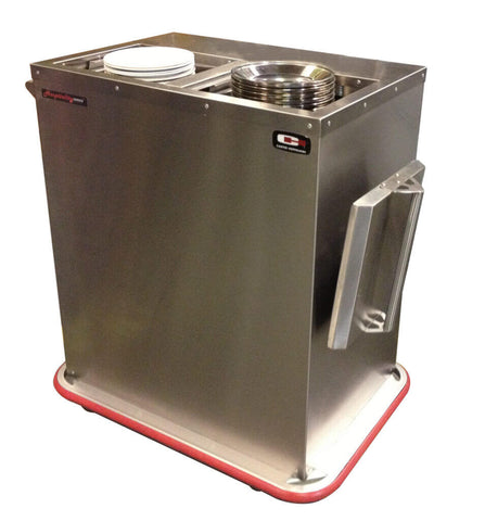 Dispensador Móvil de Platos y Bases Calentadas Carter-Hoffmann® BH2S | Sistema de 2 Silos 🥘🏗️