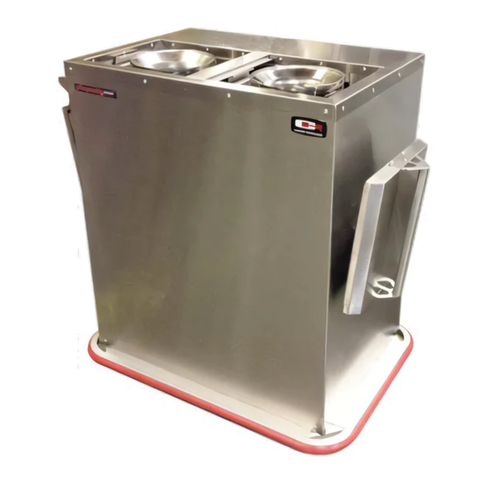 Dispensador Móvil de Platos y Bases Calentadas Carter-Hoffmann® BH3S | Sistema de 3 Silos 🥘🏗️