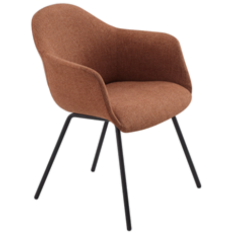 Sillón BOSA BT | Silla Ergonómica con Base Tubular Negra
