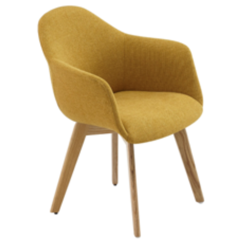 Silla BOSA BM | Sillón Ergonómico con Base de Madera 🇲🇽