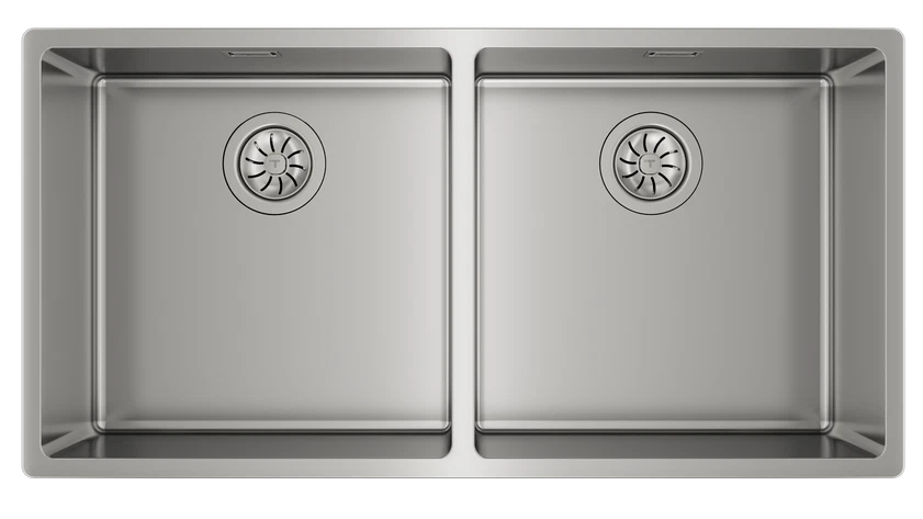 Fregadero Teka MAESTRO BE LINEA RS15 2C 860 - Acero Inoxidable Doble Cubeta
