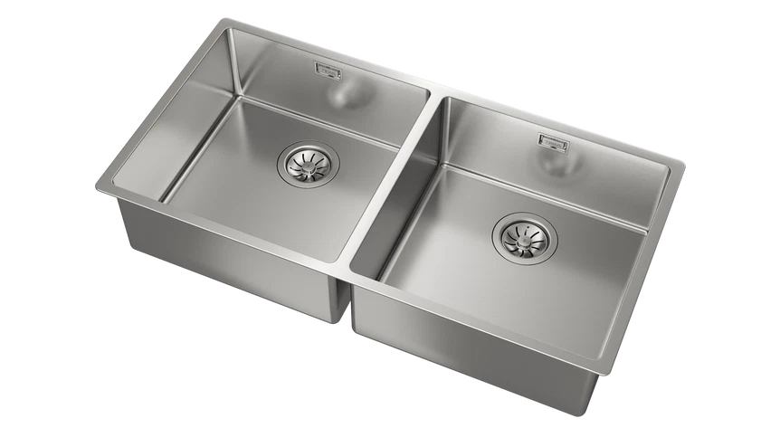 Fregadero Teka MAESTRO BE LINEA RS15 2C 860 - Acero Inoxidable Doble Cubeta