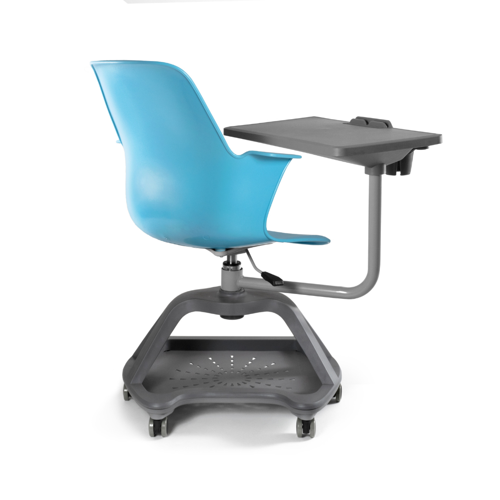 Castelluccio | Silla Ergonómica Universitaria y de Capacitación con Paleta 360° 🎓✨