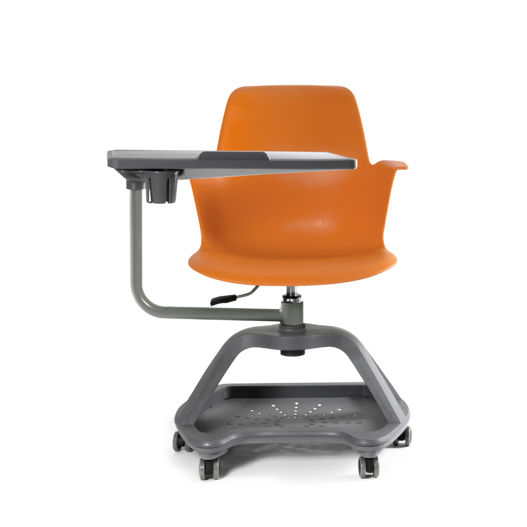 Castelluccio | Silla Ergonómica Universitaria y de Capacitación con Paleta 360° 🎓✨