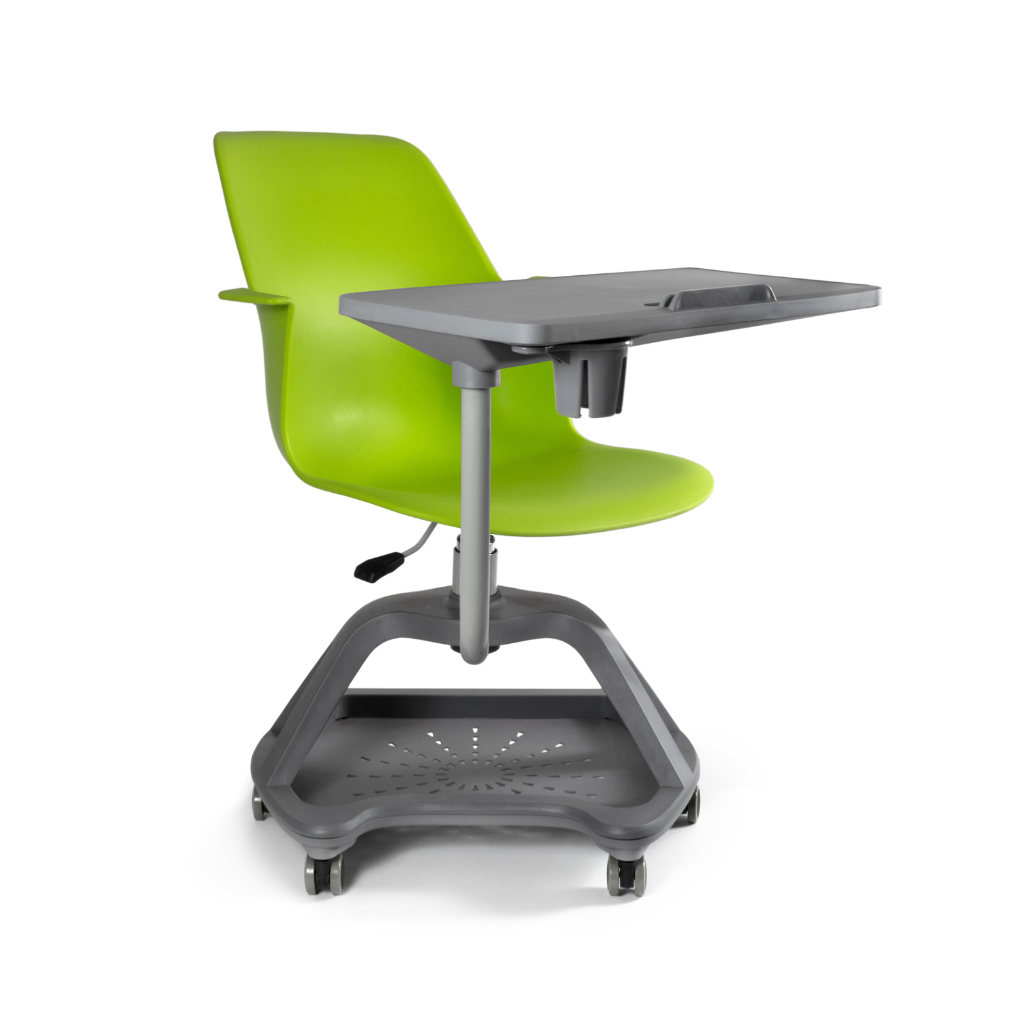 Castelluccio | Silla Ergonómica Universitaria y de Capacitación con Paleta 360° 🎓✨
