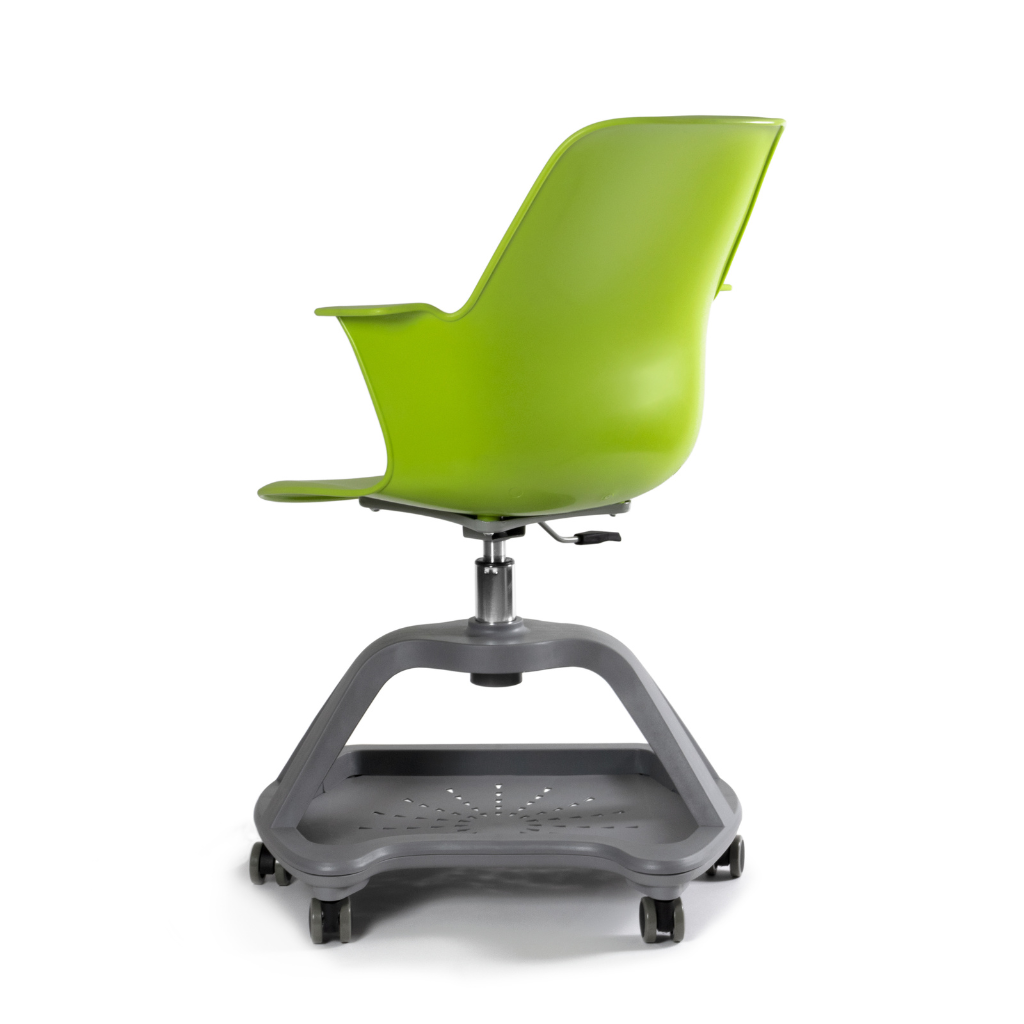 Castelluccio | Silla Ergonómica Universitaria y de Capacitación con Paleta 360° 🎓✨