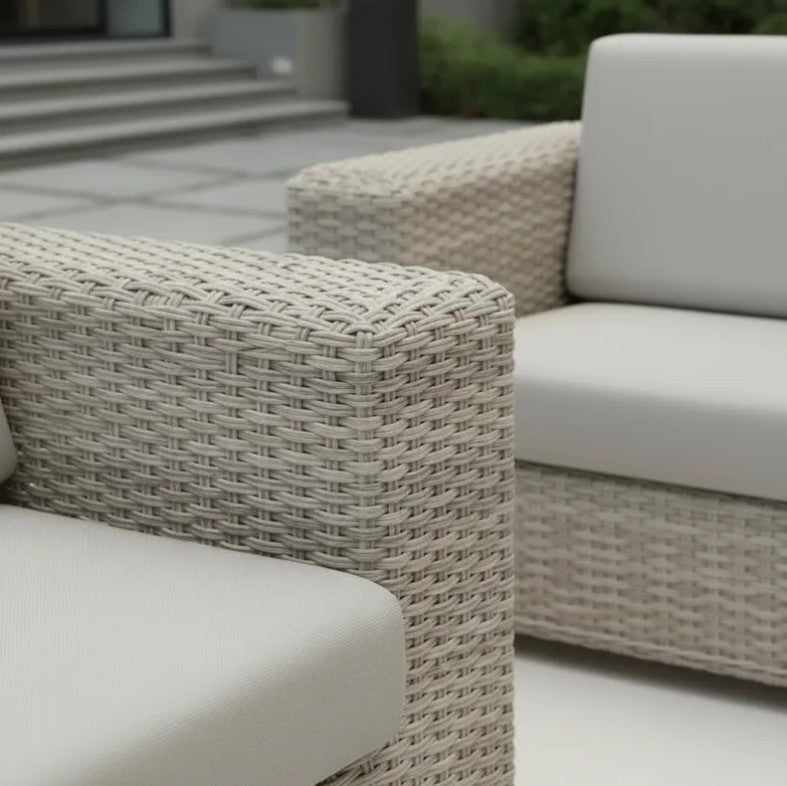 Set de Sala de Exterior XL (4 Piezas) / Terraza de Lujo