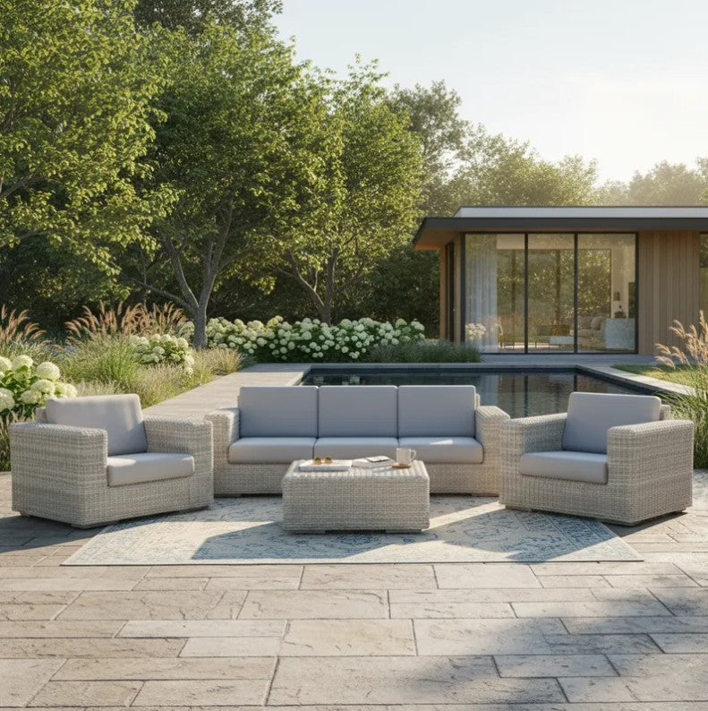 Set de Sala de 4 Piezas Exterior Great Mini de Lujo