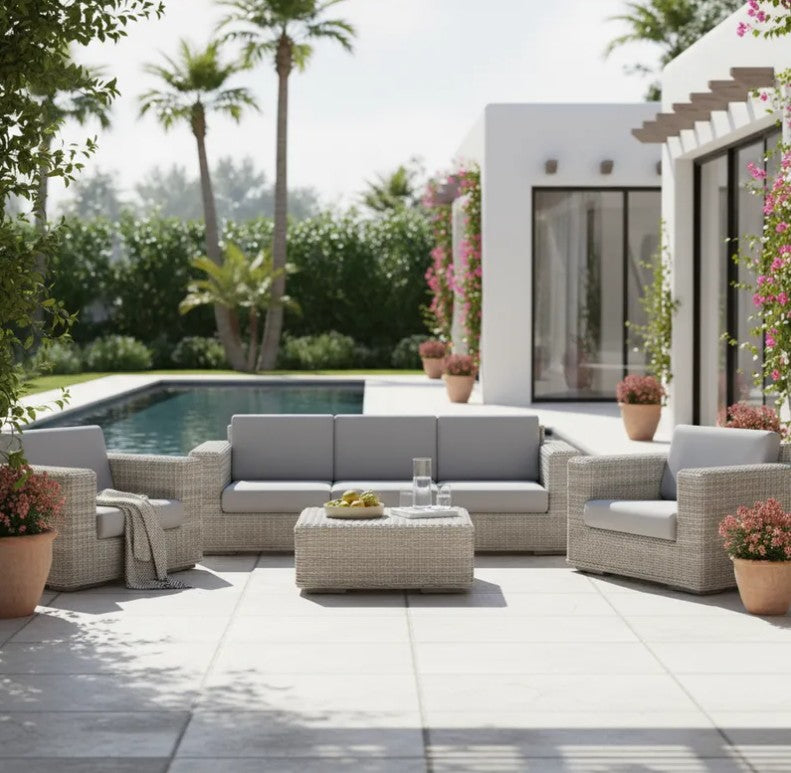 Set de Sala de 4 Piezas Exterior Great Mini de Lujo