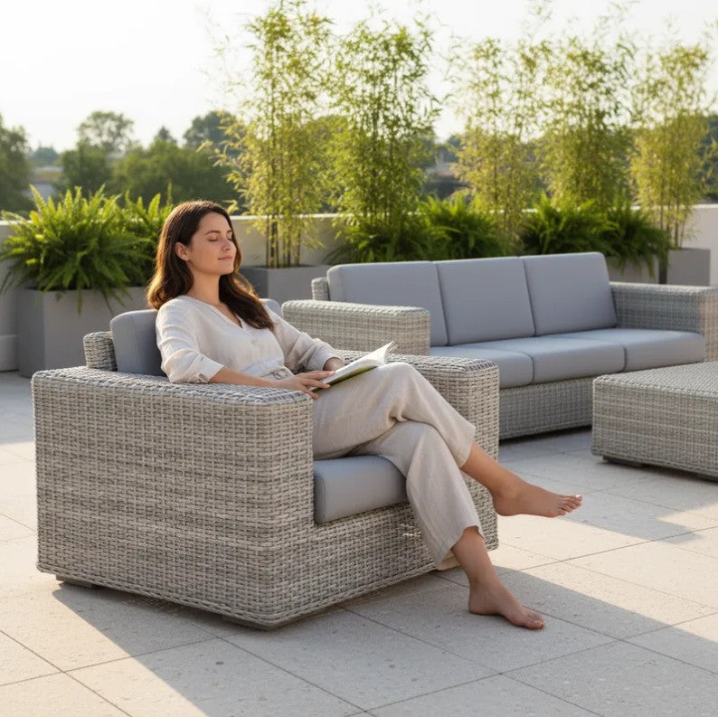 Set de Sala de 4 Piezas Exterior Great Mini de Lujo