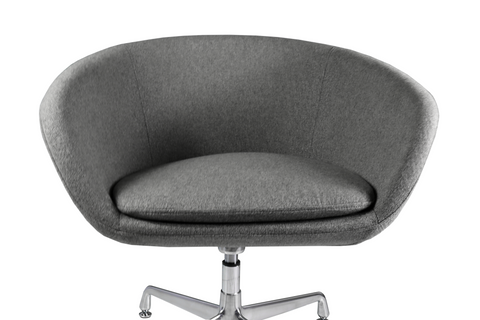 ASTI | Sillón Ergonómico con Base de Aluminio Pulido 🛋️✨