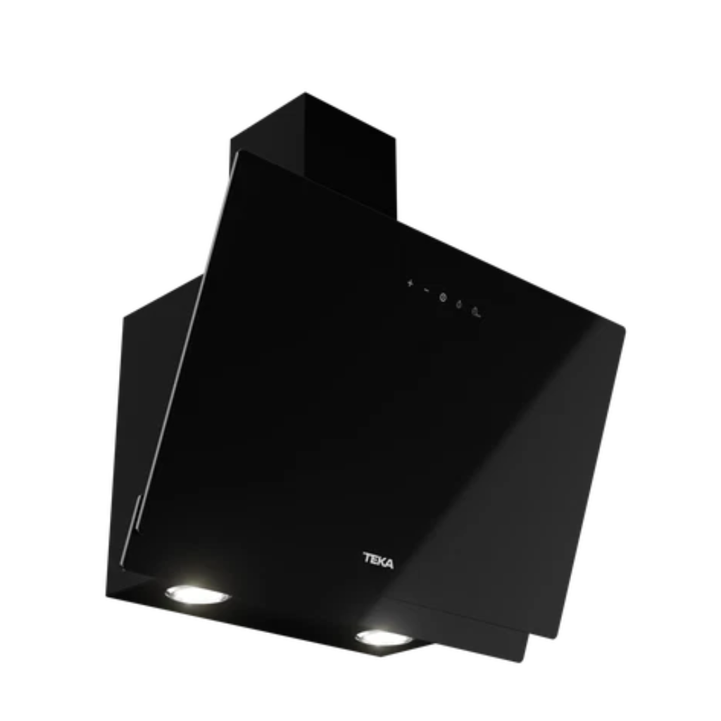 🌫️ DVN 64030 TCL BK / Campana de Pared Inclinada Cristal Negro 60 cm