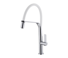 Monomando de Cocina Teka FO 997 - Cromo Extreme Glow con Caño Flexible