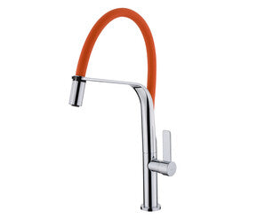 Monomando de Cocina Teka FO 997 - Cromo Extreme Glow con Caño Flexible
