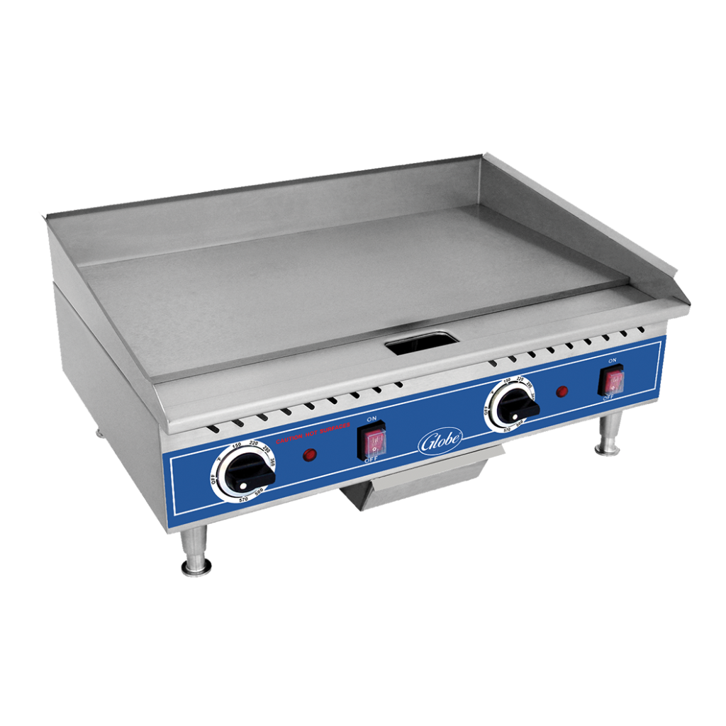 Plancha Eléctrica de Encimera Globe® PG24E | 24 Pulgadas (60.96 cm) con Control Dual ⚡✨