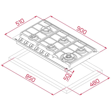 Parrilla Teka Maestro GZC 96310 XBB: Precisión Profesional sobre Cristal 🍳🔥