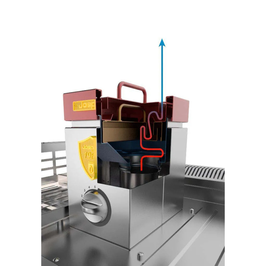 🔘 HJX-PRO-M120-TD / Horno de Brasa Josper con Mesa y Cajón