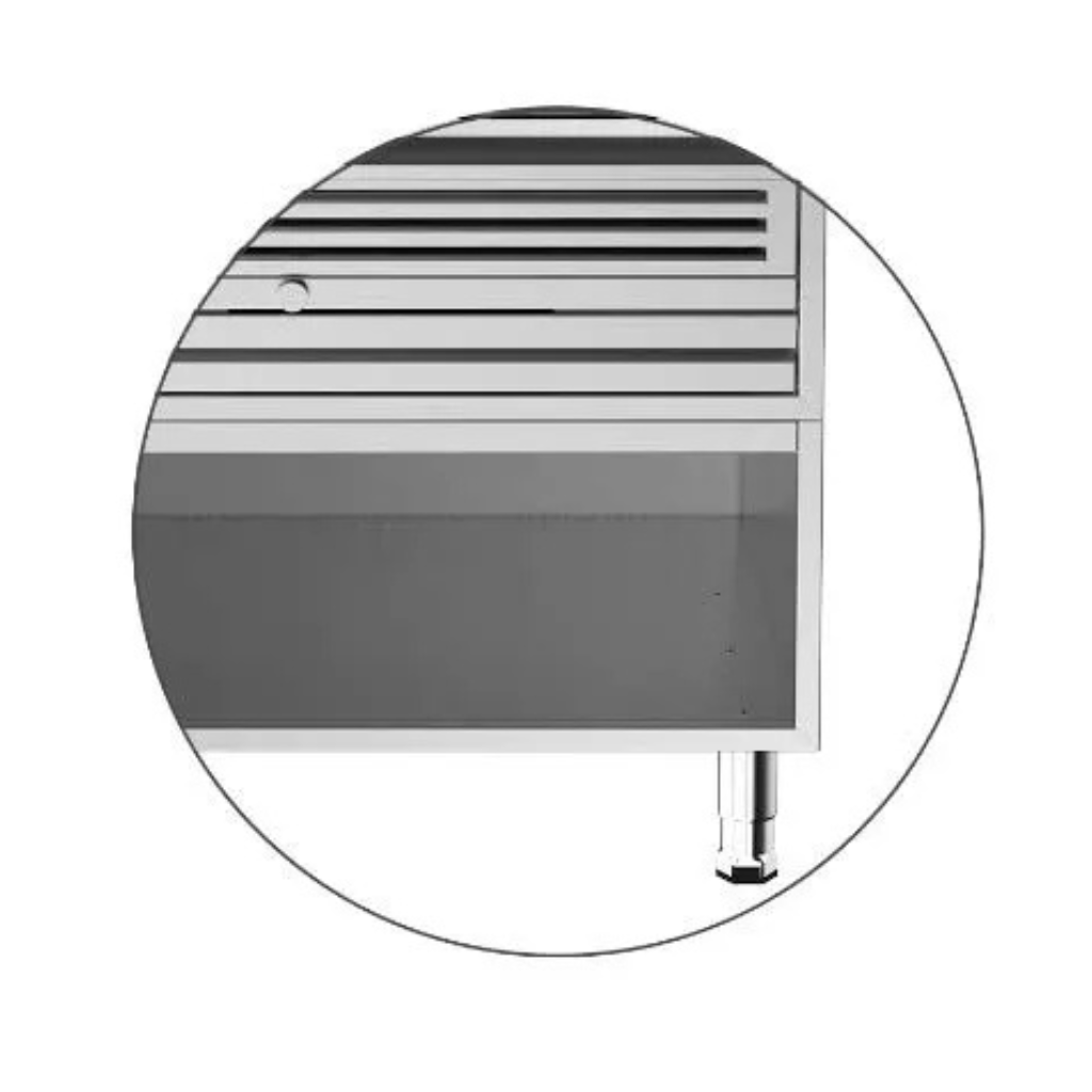 🔘 HJX-PRO-M120-TD / Horno de Brasa Josper con Mesa y Cajón