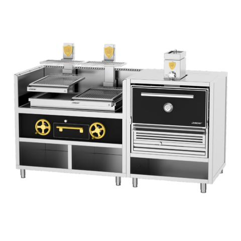 👑 CVJ-50-2-1-PRO-M / Estación Combo Josper Horno + Parrilla