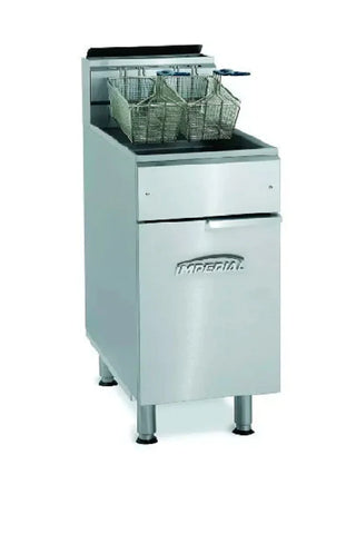 Freidora Eléctrica de Piso Imperial® IFS-40-E | Capacidad de 40 Lbs (18 kg) 🍗✨