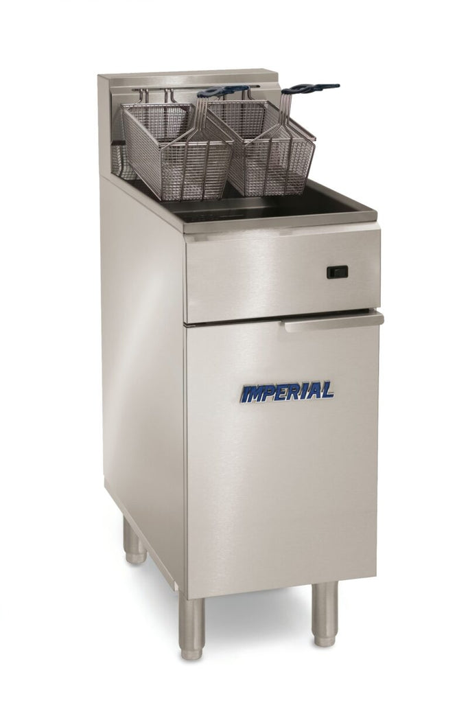 Freidora Eléctrica de Piso Imperial® IFS-40-E | Capacidad de 40 Lbs (18 kg) 🍗✨