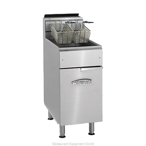 Freidora a Gas de Piso Imperial® IFS-75 | Capacidad de 75 Lbs (34 kg) 🍗🚀