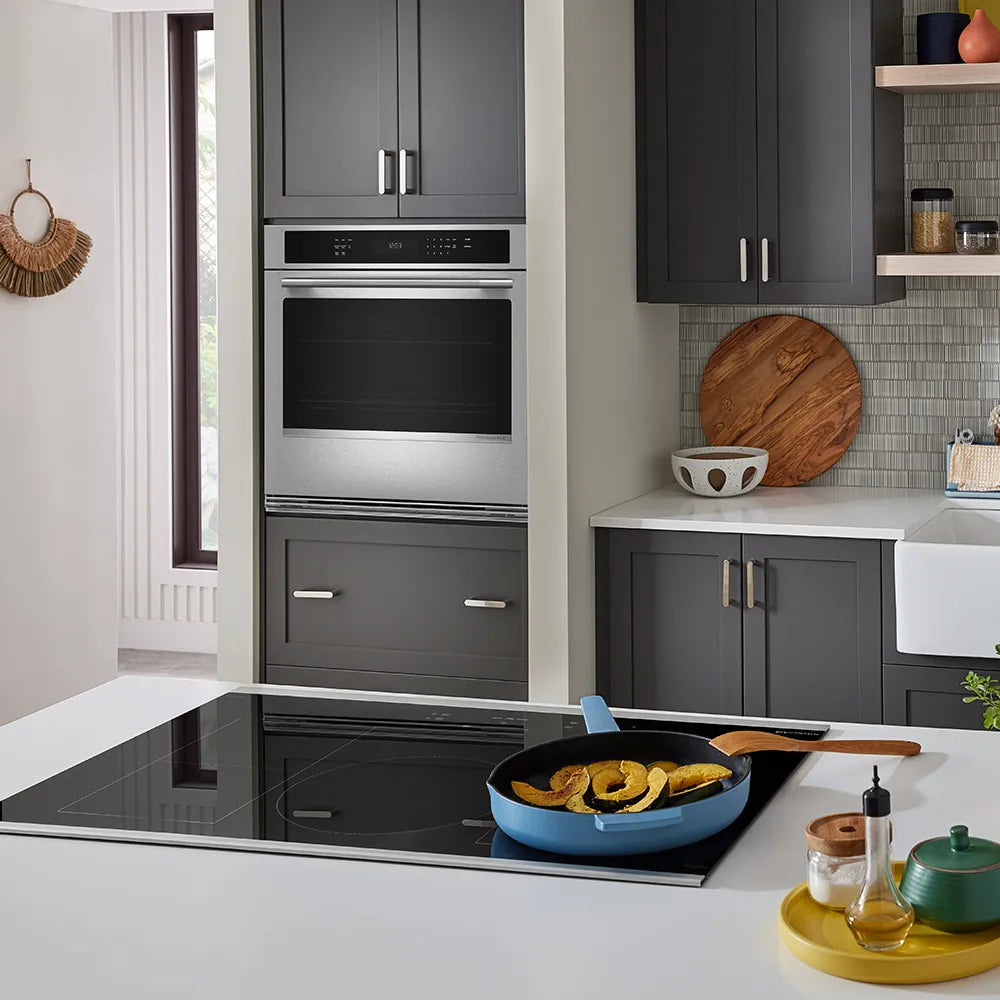 Horno Eléctrico Smart KitchenAid 30" con Convección True Even-Heat™ – KOES730SPS