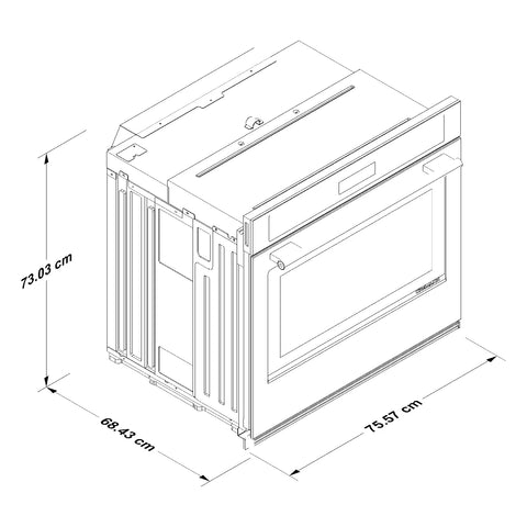 Horno Eléctrico Smart KitchenAid 30" con Convección True Even-Heat™ – KOES730SPS