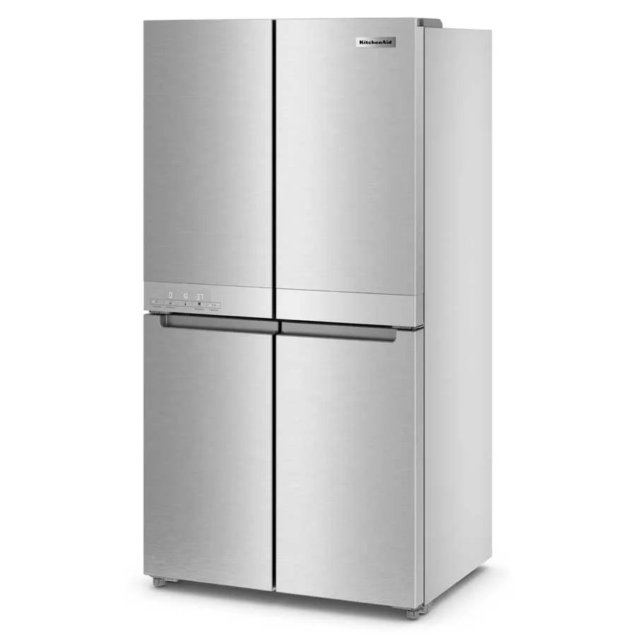 KRQC506MPS / Refrigerador KitchenAid French Door 4 Puertas 19 pies PrintShield Acero Inoxidable | Counter Depth Premium