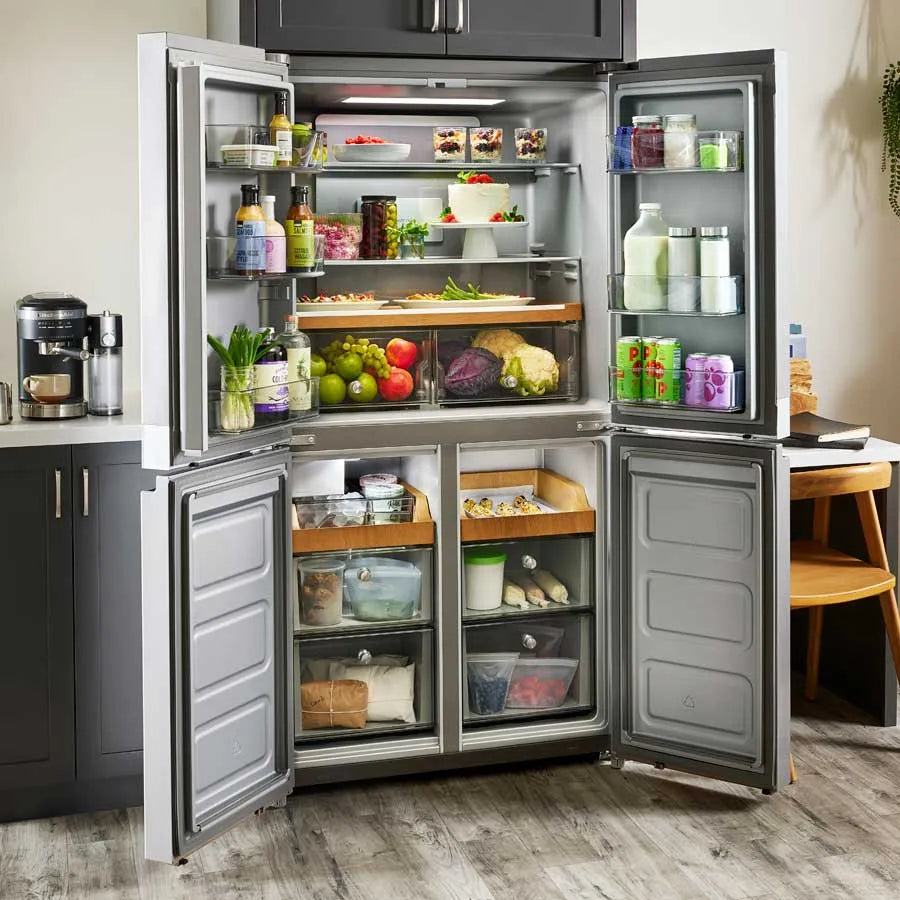 KRQC506MPS / Refrigerador KitchenAid French Door 4 Puertas 19 pies PrintShield Acero Inoxidable | Counter Depth Premium