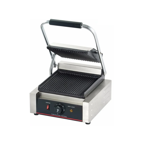 MIGSA BN-811 | Plancha Panini Griller Comercial Doble Placa Acanalada 🥪