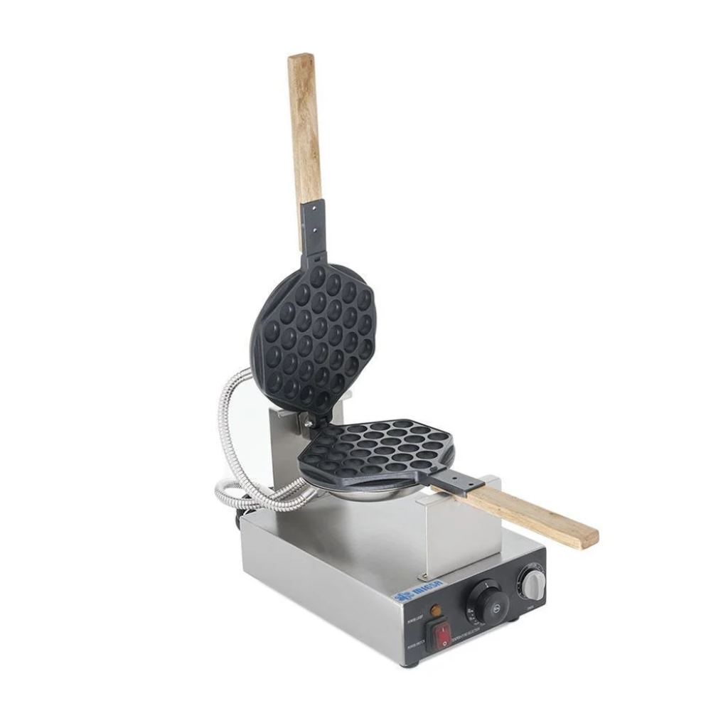 MIGSA HK-Q1 | Wafflera Eléctrica Giratoria Tipo Burbuja (Bubble Waffle) 🧇