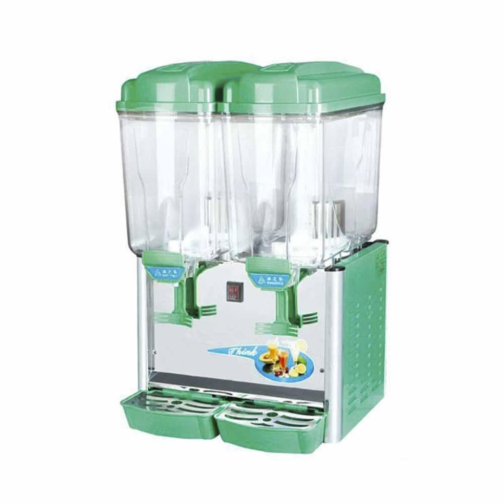 MIGSA LYJ-230 | Dispensador de Aguas Frescas de 2 Tanques de 15 Litros 🍊