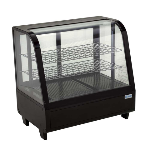 MIGSA RTW-100L | Vitrina Refrigerada sobre Mostrador de Cristal Curvo 100 L ❄️