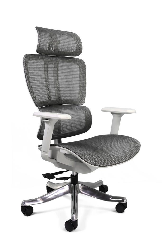 MONTENEGRO G | Sillón Ergonómico Directivo Gris de Élite 🦾🏛️