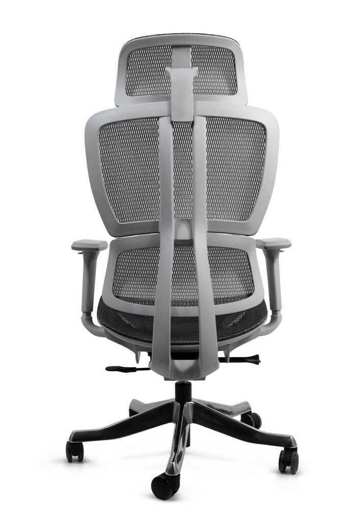 MONTENEGRO G | Sillón Ergonómico Directivo Gris de Élite 🦾🏛️