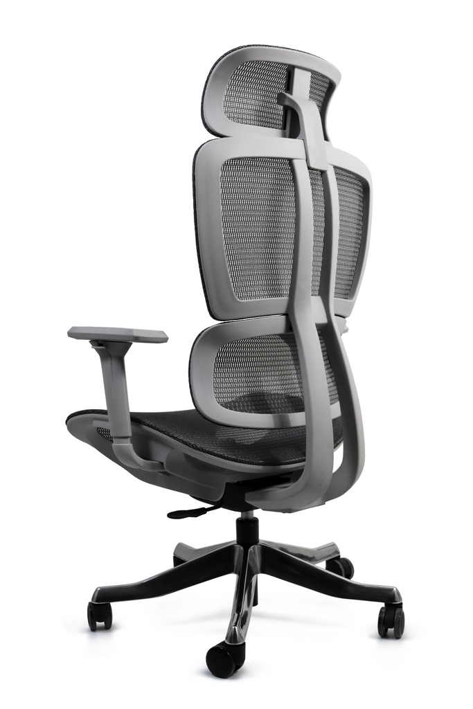 MONTENEGRO G | Sillón Ergonómico Directivo Gris de Élite 🦾🏛️