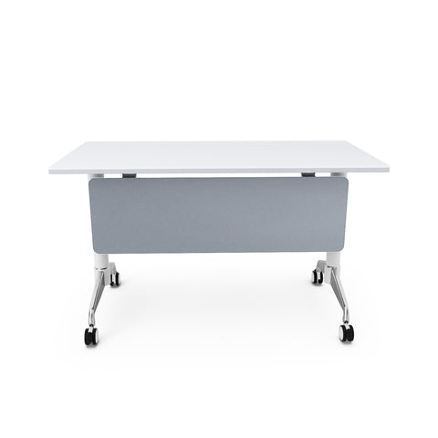 ⚙️MPR1260 / Mesa Plegable Operativa 120 cms con Faldón Metálico y Ruedas con Freno 🔄