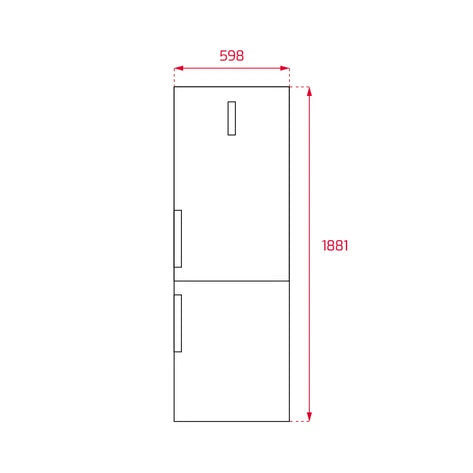 Refrigerador Teka Bottom Freezer 12 pies Inox Antihuellas | TOTAL NFL 346 SS