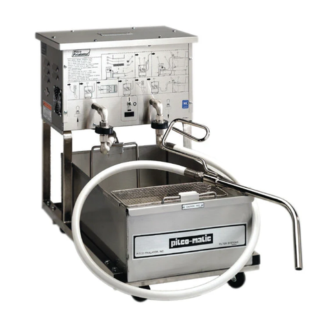 Sistema de Filtrado Móvil Pitco® P14 | Capacidad de 55 Lbs para Aceite 🧊🛢️