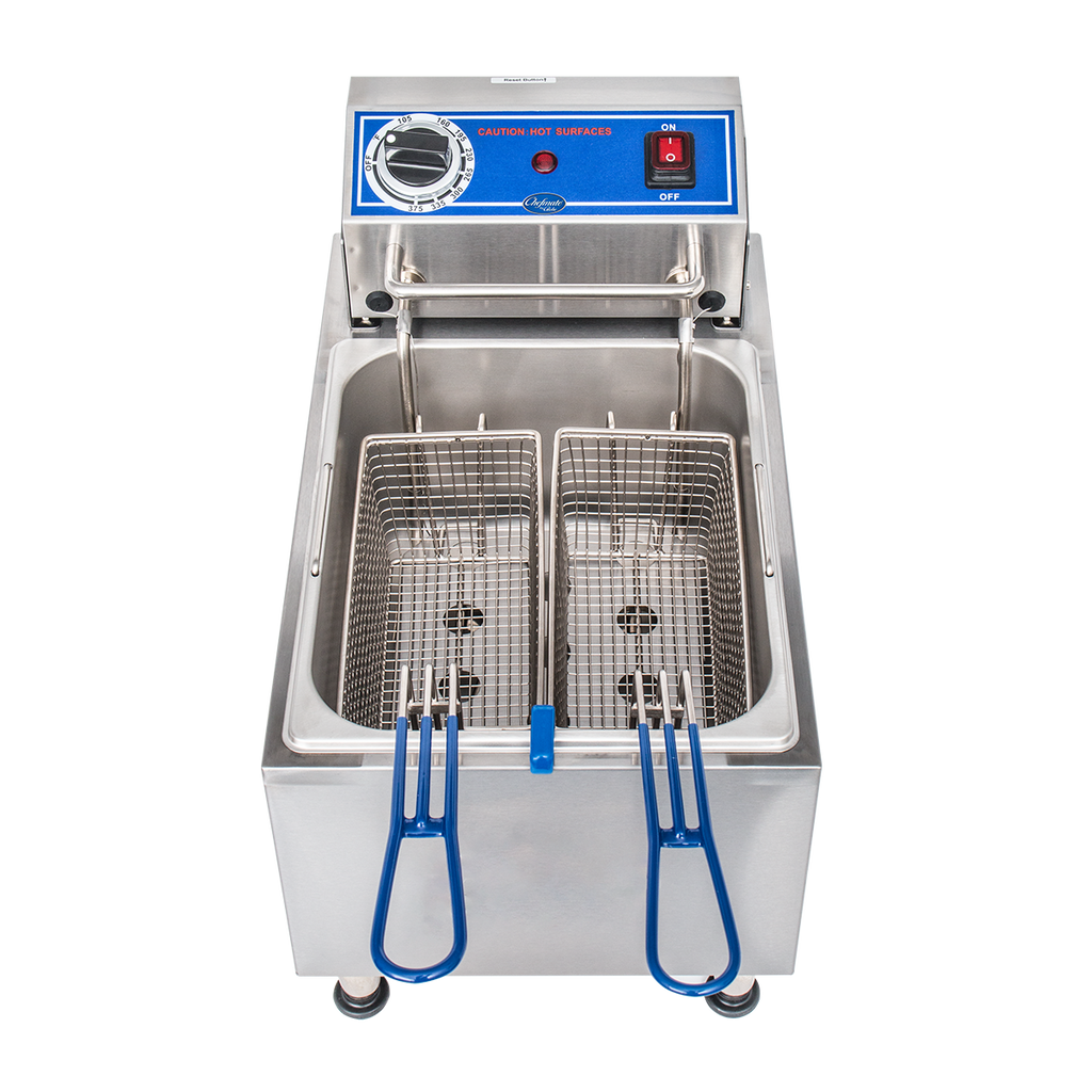 Freidora Eléctrica de Encimera Globe® PF16E | Capacidad de 16 Libras (7.2 kg) 🍗✨