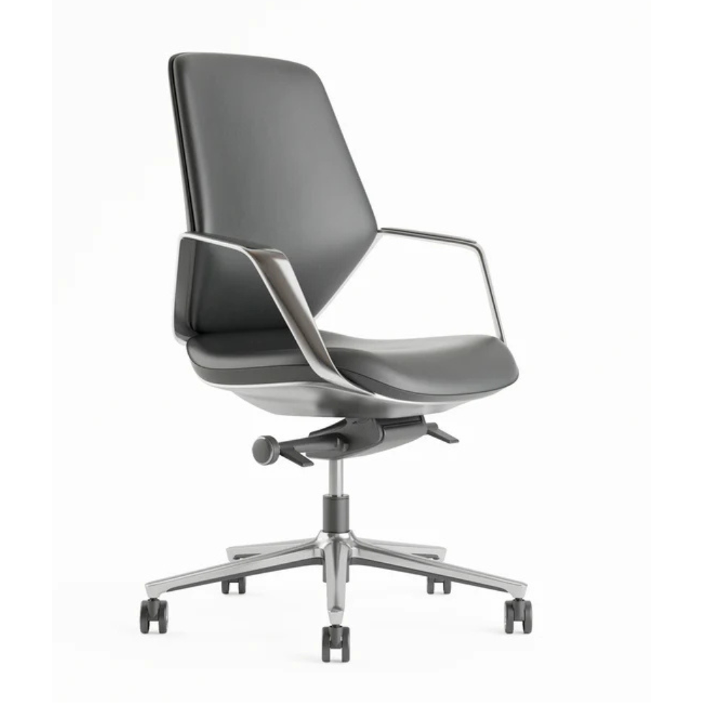 RAGUSA M | Silla Directiva Ergonómica de Respaldo Medio 💼✨