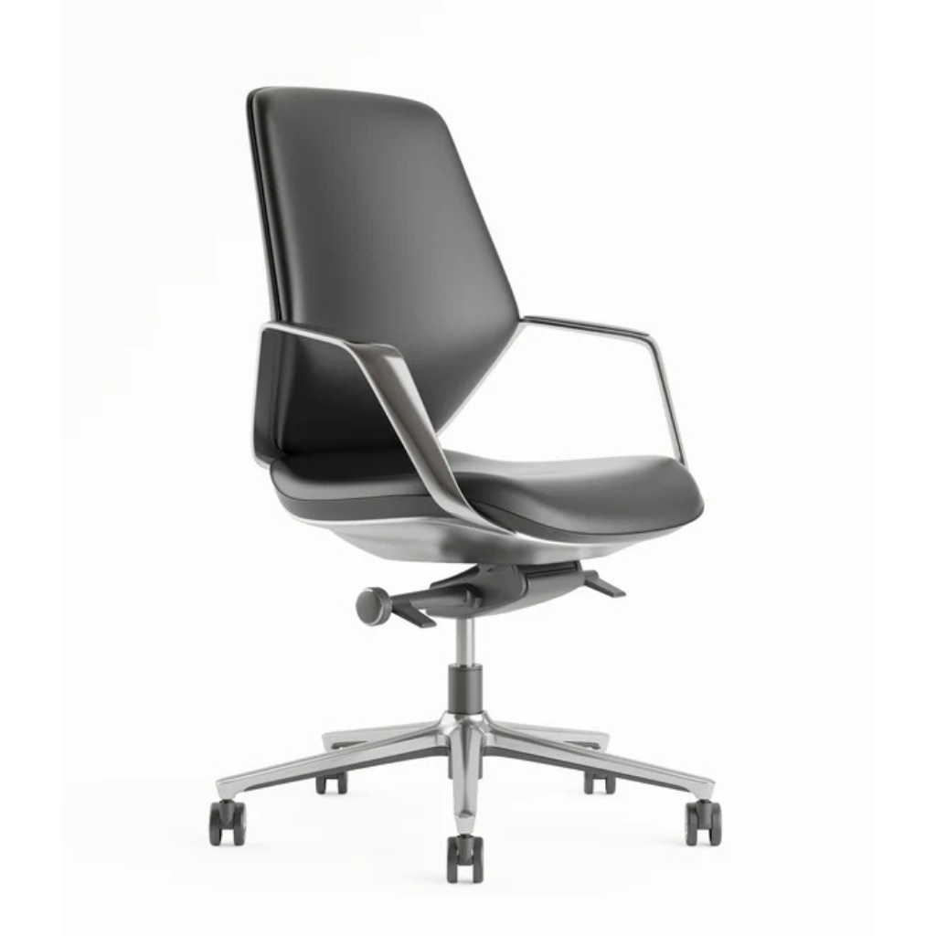 RAGUSA M | Silla Directiva Ergonómica de Respaldo Medio 💼✨